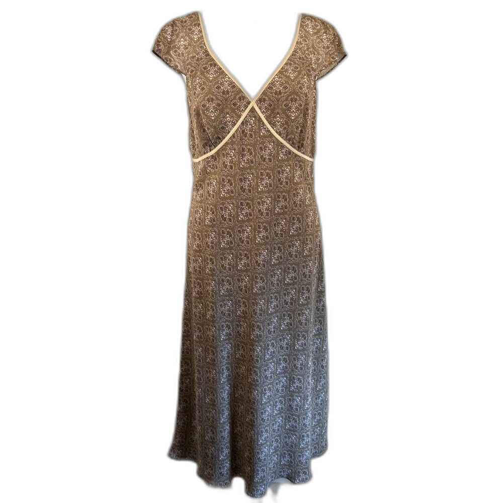 Loft-Ann Taylor Wm's A-Line Dress Sz 6 Fully Lined 100% Polyester Lightweight